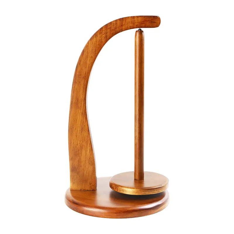 Wooden Yarn Holder Knitting and Crocheting, 1 Piece Portable Rotating Knitting Needle Stand, Sewing Supplies Crafts for Home & Sewing Room, Valentine's Day Gift 8