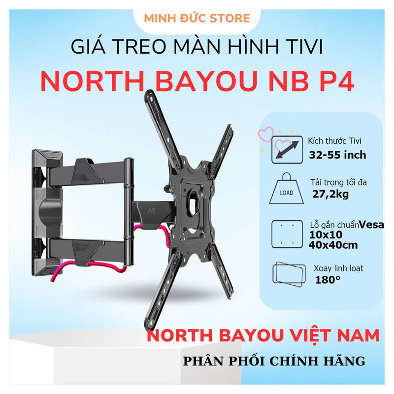 Giá Treo Tivi Góc Xoay Đa Năng NB P4 32 - 55 Inch Thiết Kế Mới đỡ  tivi Điều Khiển Tivi