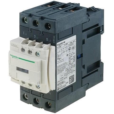 New Item! SCHNEIDER CONTACTOR 65A AC3 37 KW COIL 440VAC LC1D65AR7 Baru ...