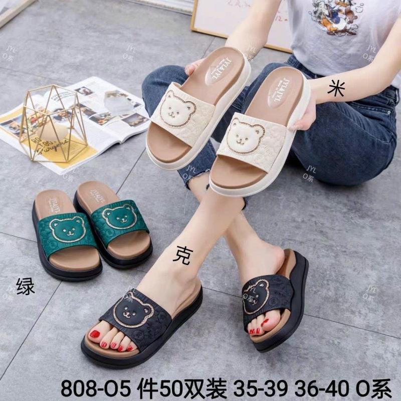 Product Introduction of Dép quai ngang họa tiết gáu xinh dép bánh mì chất liệu cao su đúc chống trơn 20