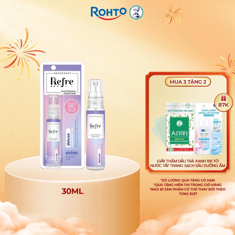 [Livestream] Xịt Khử Mùi Dưỡng Trắng Hương Nước Hoa Refre Whitening Perfume Chérie Babie