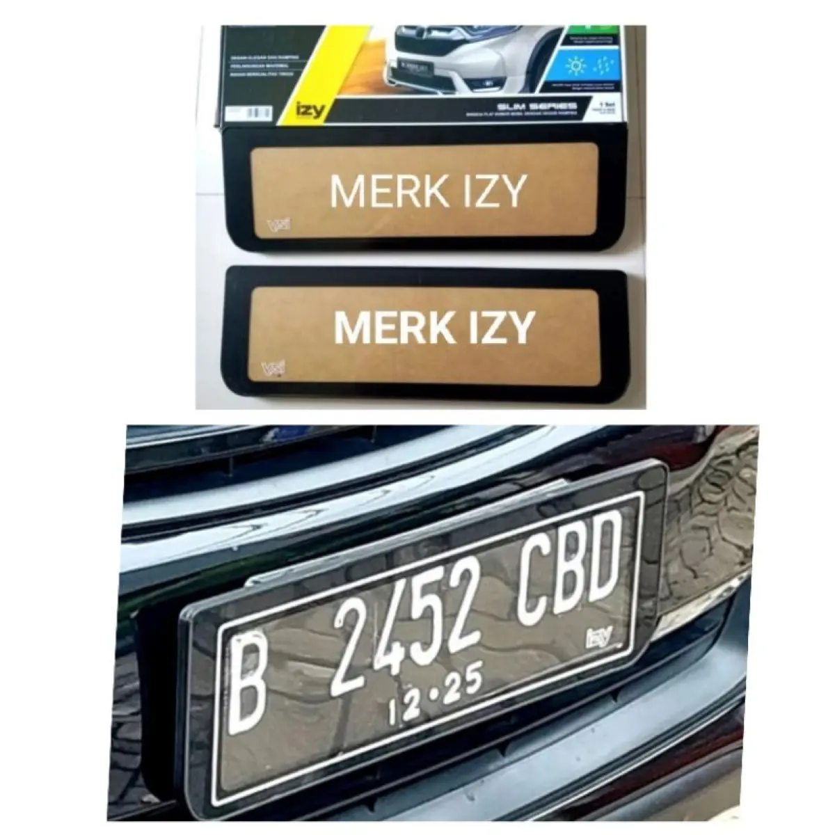 TATAKAN PLAT NOMER MOBIL SLIM SERIES 46cm universal Car
