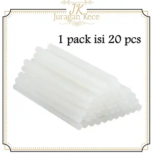 PROMO ISI 20 PCS Lem Lilin Glue Gun Sticks Isi Stik Refill Stick Lem Tembak