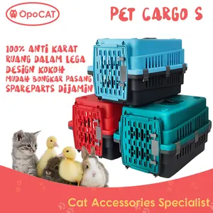 Opo Cat Pet Cargo carrier Kucing S ukuran 43x27x28 cm