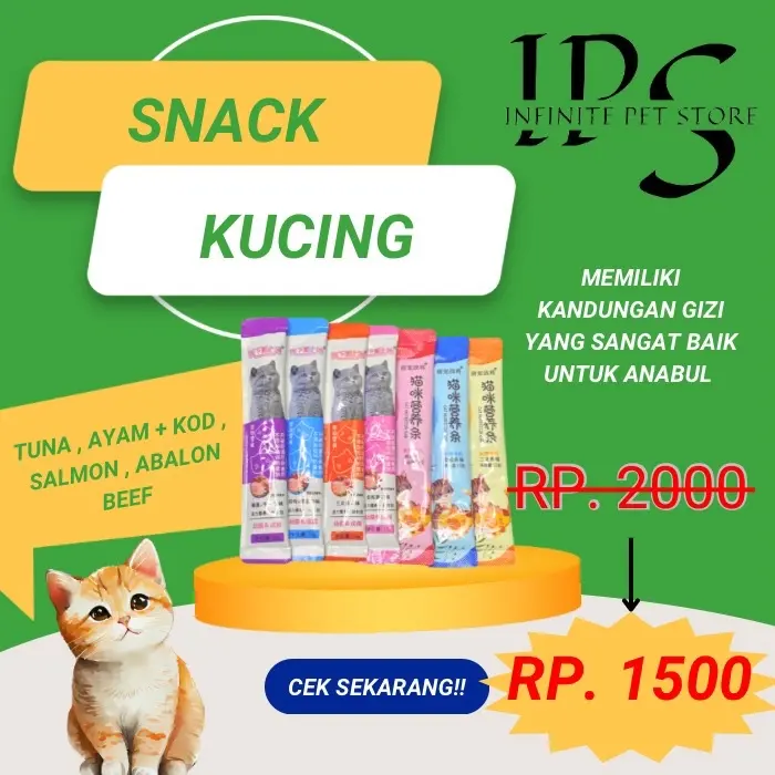 [ BISA COD ] Snack Kucing / Anjing Penambah Semangat Hidup Sehat Bervitamin Penggemuk Anabul