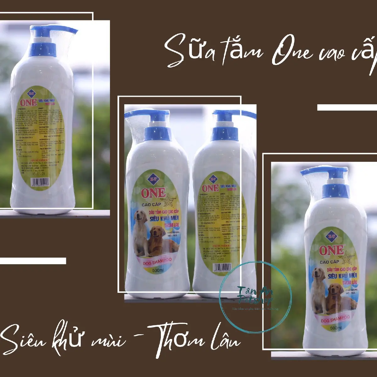 Sữa tắm chó One cao cấp siêu khử mùi - thơm lâu