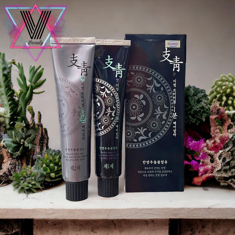 Thuốc nhuộm tóc thảo dược phủ bạc Mugens Hàn Quốc Đổi Màu Tóc