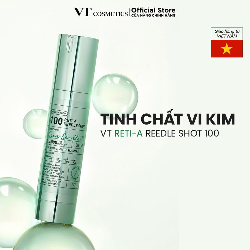 VT Cosmetics Tinh chất vi kim VT RETI-A REEDLE SHOT 100 - giúp cải thiện sắc tố và kết cấu da