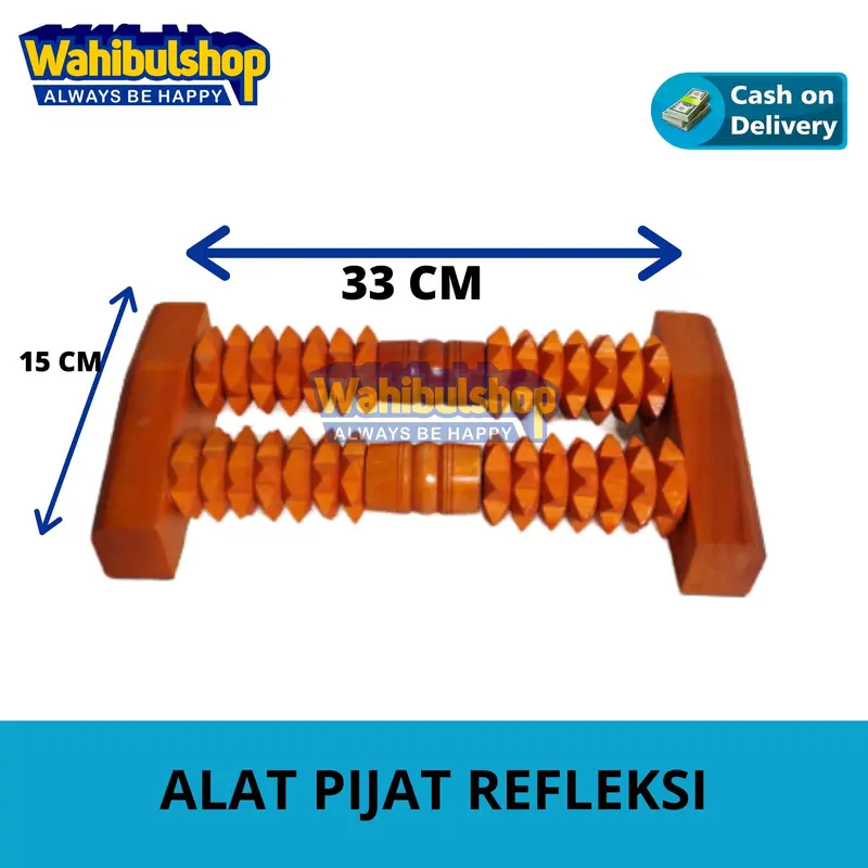 Alat Pijat Tradisional Kayu Mahoni untuk Kaki dan Punggung Terapi Tubuh Pijit Urut 4