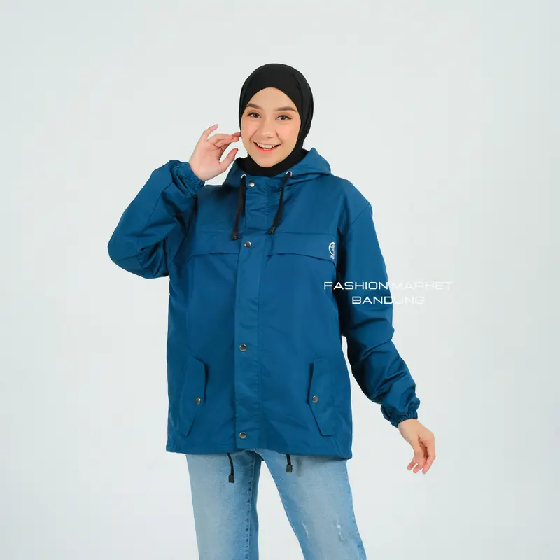 Jaket Parasut Wanita Waterproof Model Sinai Size M L XL XXL Original FCF / Jaket Wanita Outdoor 1