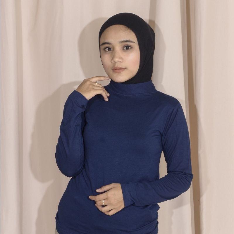 Product Introduction of Manset Kaos Premium Rayon super / basic tutrtleneck / manset Hitam Polos 2