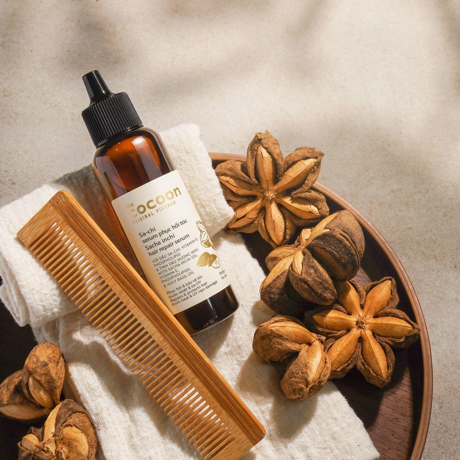 Hình ảnh Serum Sa-chi phục hồi tóc Cocoon bảo vệ tối đa khỏi nhiệt và tia UV 70ml 4