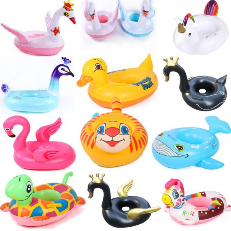 Đồ Chơi Phao Bơi Cho Bé Đi Biển Tắm Hồ Bơi An Toàn - Phao Bơi Xỏ Chân, Chống Lật Hình Thú Loại Dày Nhiều Mẫu