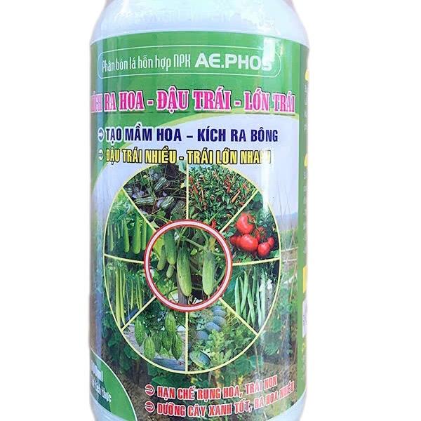 500 ml Phân Bón Lá Giúp Kích Ra Hoa, Đậu Trái Chuyên Dùng Khổ Qua, Bầu, Bí, Mướp, Đậu, Hoa Cây Kiểng, Cây Ăn Trái