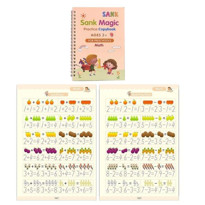BISA COD 5957 Buku Edukasi Anak Belajar Menulis Huruf / Set Buku dan Pulpen Tinta Note Stationery 1
