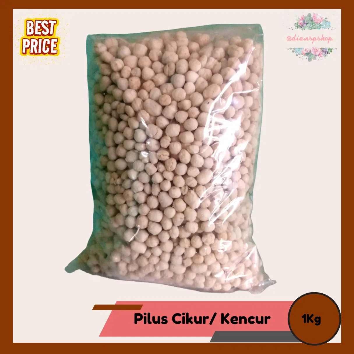 Pilus cikur kencur Garut Sari Rasa 1kg Toping baso aci dan seblak