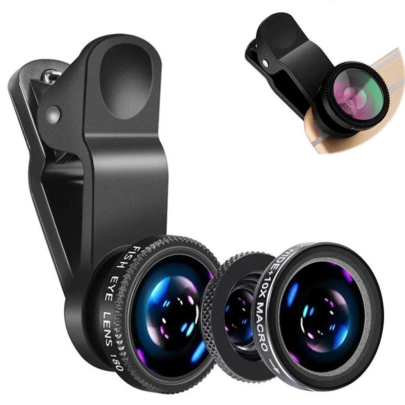 Product Introduction of 3 In1 Fisheye Phone Lens 0.67X Wide Angle Zoom Fish Eye Macro Lenses Camera Kits With Clip Lens R0S7 23