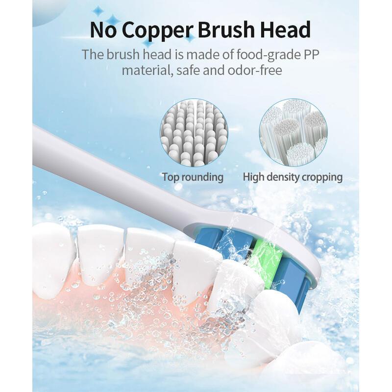 Product Introduction of Rechargeable Portable for Travel Electric Sonic Toothbrush Whitening IPX7 Waterproof 5 Working Modes 3