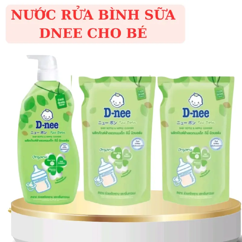 Nước Rửa Bình Sữa Dnee Oganic Hữu Cơ Thái Lan Cho Bé nuoc ruabinh 1