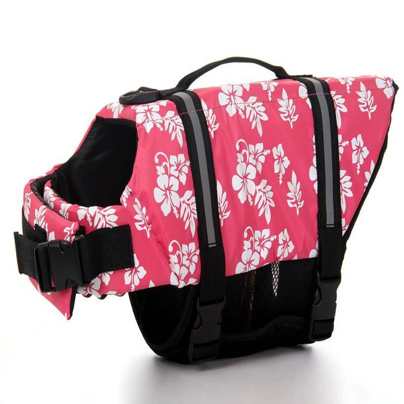 Product Introduction of XXS-XXL Dog Life Vest Summer Printed Pet Life Jacket Dog Safety Clothes Dogs Swimwear Pets Safety Swimming Suit Summer 15