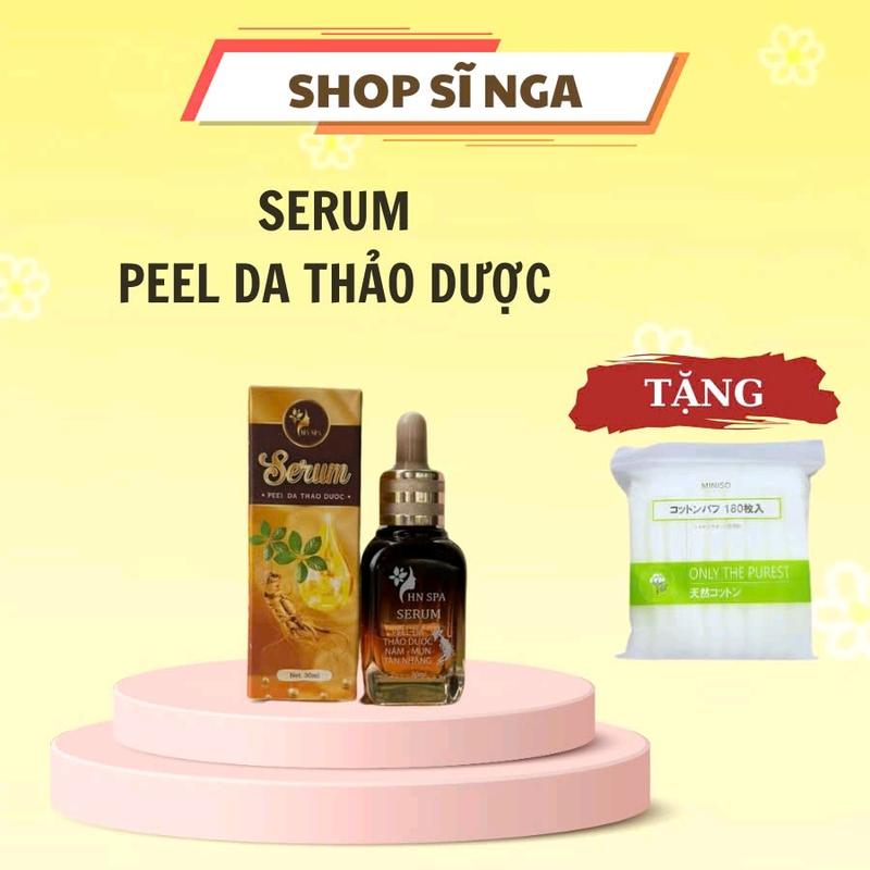 (1 CHAI LẺ ) SERUM PEEL THẢO DƯỢC HN SPA 30ML _ HỔ TRỢ CẢI THIỆN , LÀM ĐẸP DA Skincare