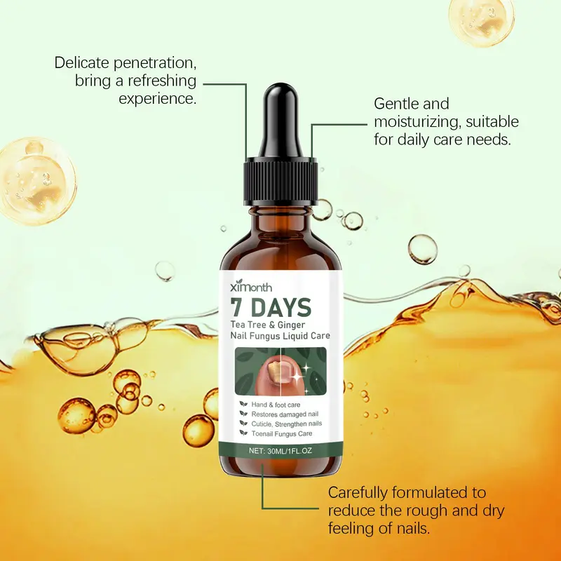 Ginger Nail Care Serum, 1 Box/2 Boxes Nail Strengthening Serum, Nail Care Product for Women & Men, Daily Nail Care Product for Daily Use 4