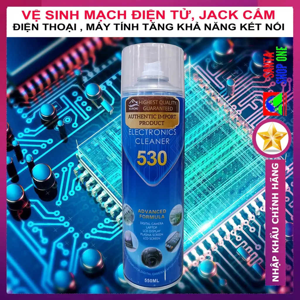[SIÊU SẠCH] Vệ Sinh Bo Mạch Điện Tử - Chai Xịt Tẩy Rửa Bo Mạch, Điểm Tiếp Xúc Điện Tử - Làm Sạch Chi Tiết Bo Mạch Electronics Clean - BAOBAO