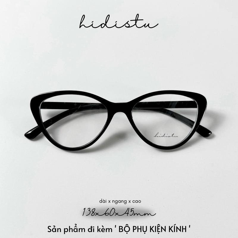 Gọng kính mắt mèo dẻo 'premium' dáng kính mảnh và form nhỏ. Phù hợp dáng mặt, nhỏ, vừa. Thiết kế kính siêu nhẹ