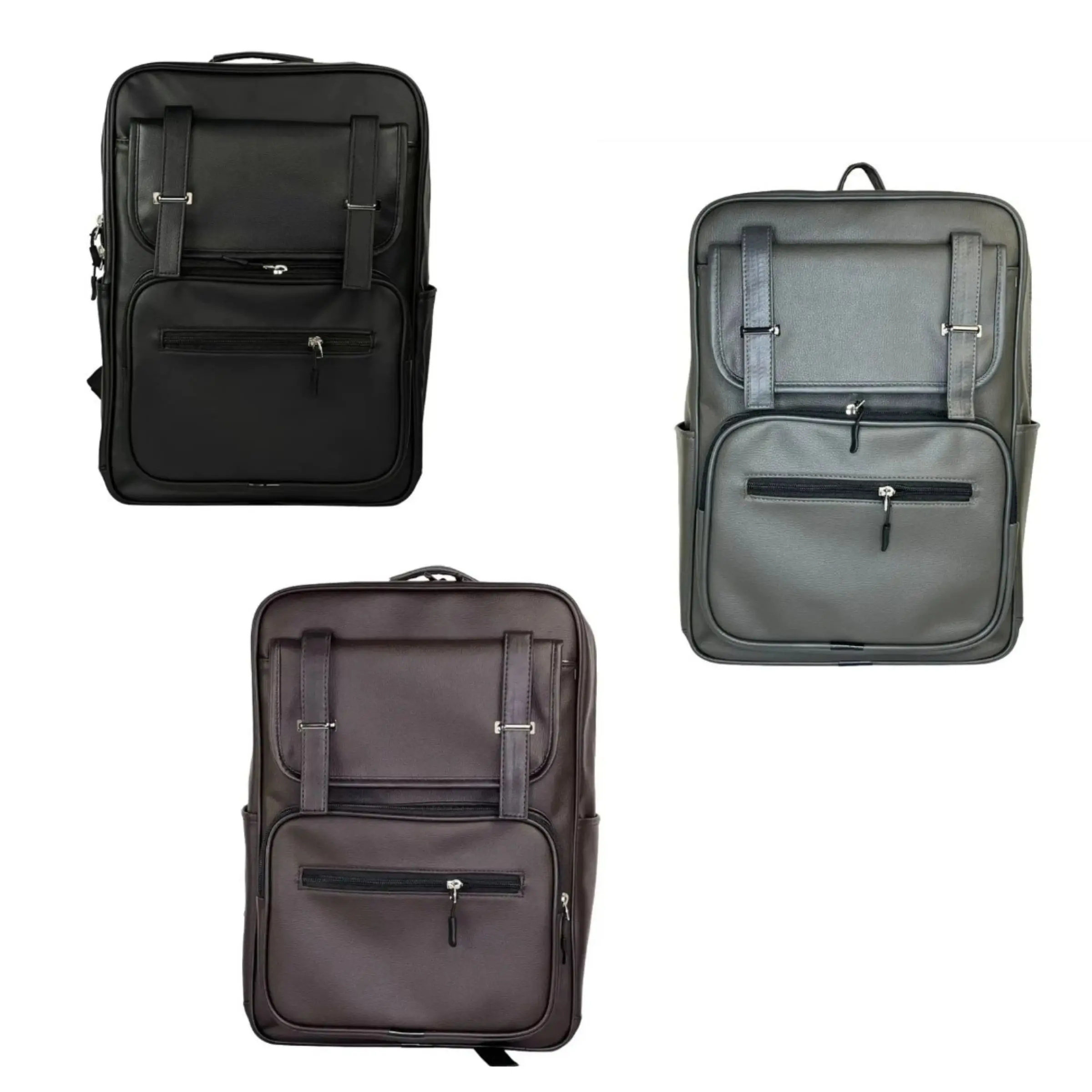 Balo da thời trang nam Four'T 266 Backpack Đeo Vai Bag đựng laptop da năng phong cách Hàn Quốc