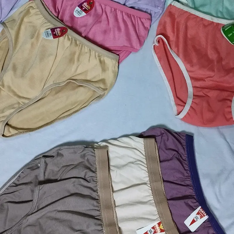 Paket 3 Lusin Celana Dalam wanita / Celana Dalam Wanita Katun Dewasa Polos Nyaman Pendek Boxer Remaja 5