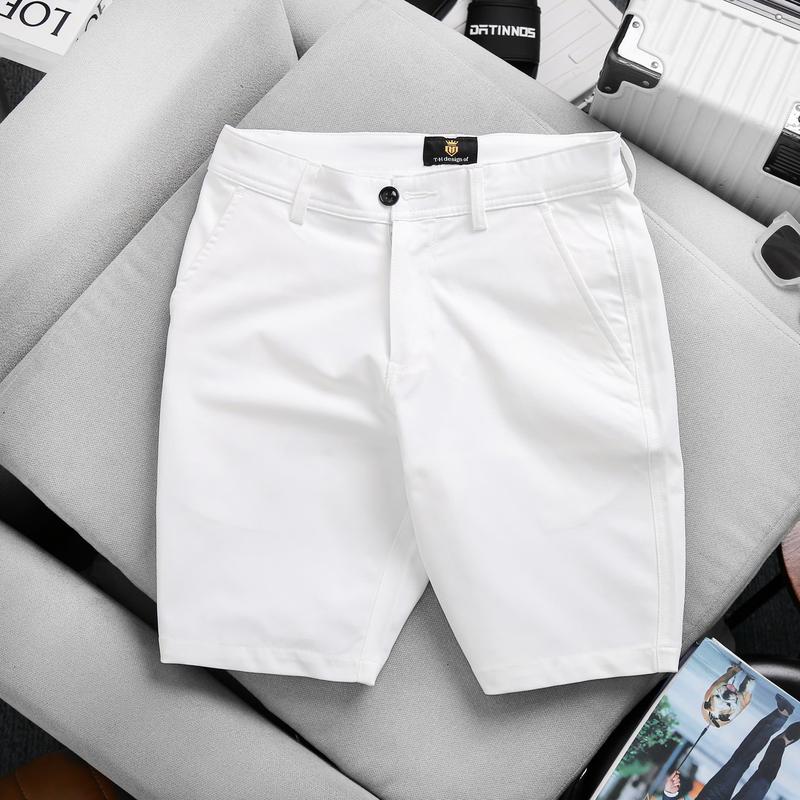 Quần Short kaki cao cấp THFASHION lưng bản co giãn [FREESHIP] Chất kaki mềm không nhăn màu đen xám nhạt xám đâm be size 28 tới 36