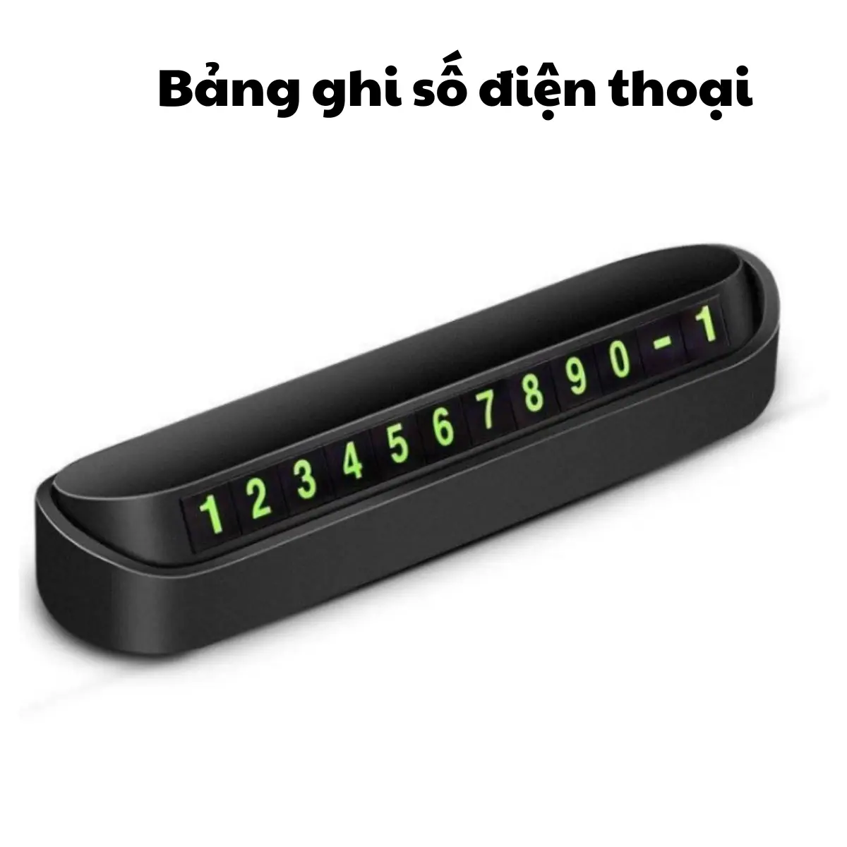 Bảng để số điện thoại dùng trên Taplo Ô tô - xe hơi - MẪU 1