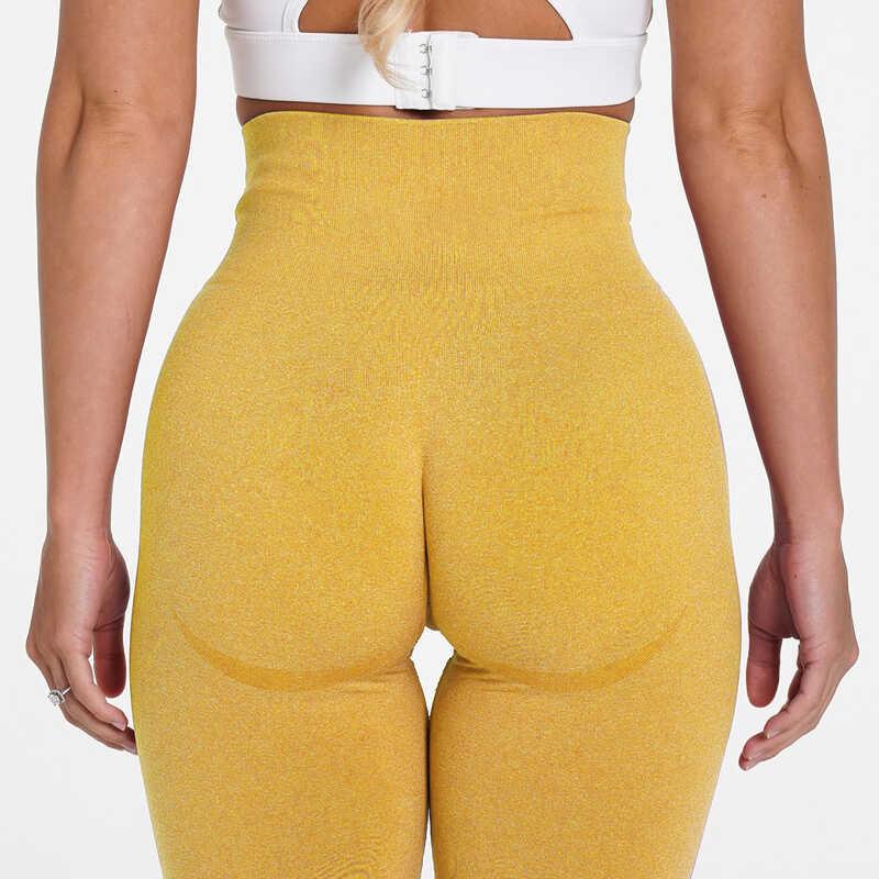 Product Introduction of Seamless Knitted Small Crescent Breathable Quick Drying Fitness High Waist Peach Tight Elastic Hip Lifting Yoga Pants 24