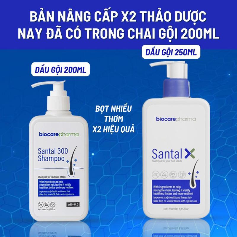 Dầu gội dược liệu gàu và nấm BiocarePharma 200ml dành cho da đầu gàu, nấm không gây khô tóc