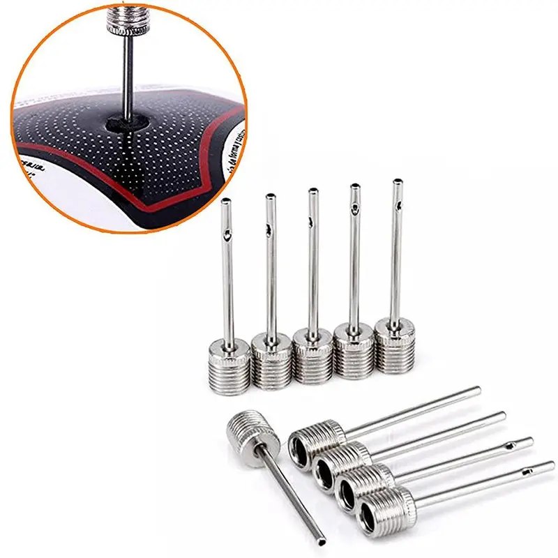 Kim Bơm Bóng Thể Thao Bằng Thép Không Gỉ, Để Bơm Xe Đạp Và Bóng Rổ, 1 Cái 7