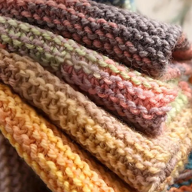 Product Introduction of 50g/Roll Sequin Mohair Yarn Soft Warm Baby Wool Crochet Yarn DIY Handmade Knitting Sweater Shawl Hat Bag Thread Sewing Supplies 34