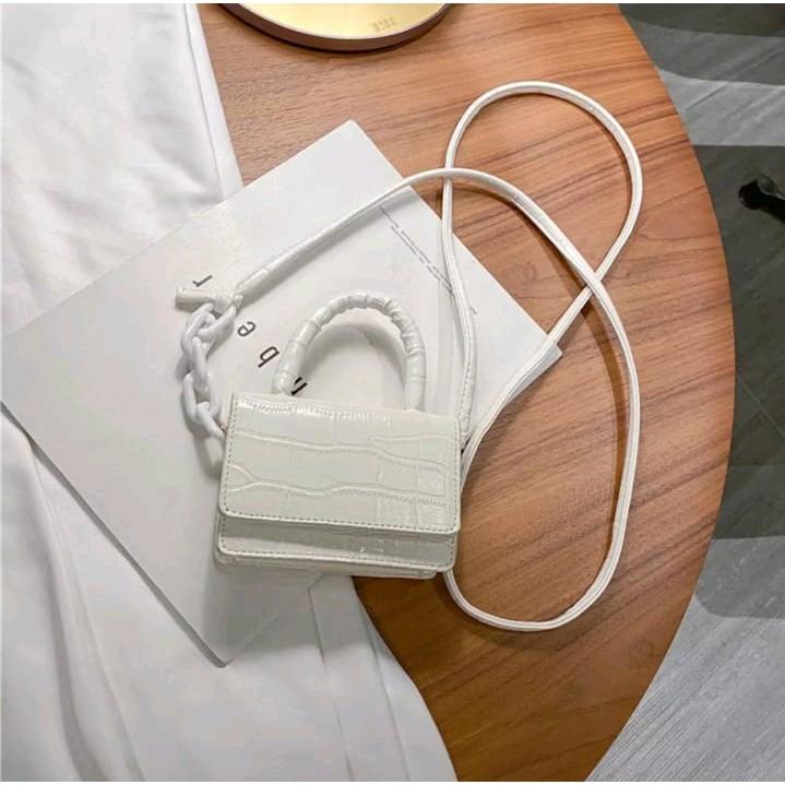 Slingbag Mini Terbaru / Tas Selempang CROCO RANTAI 2