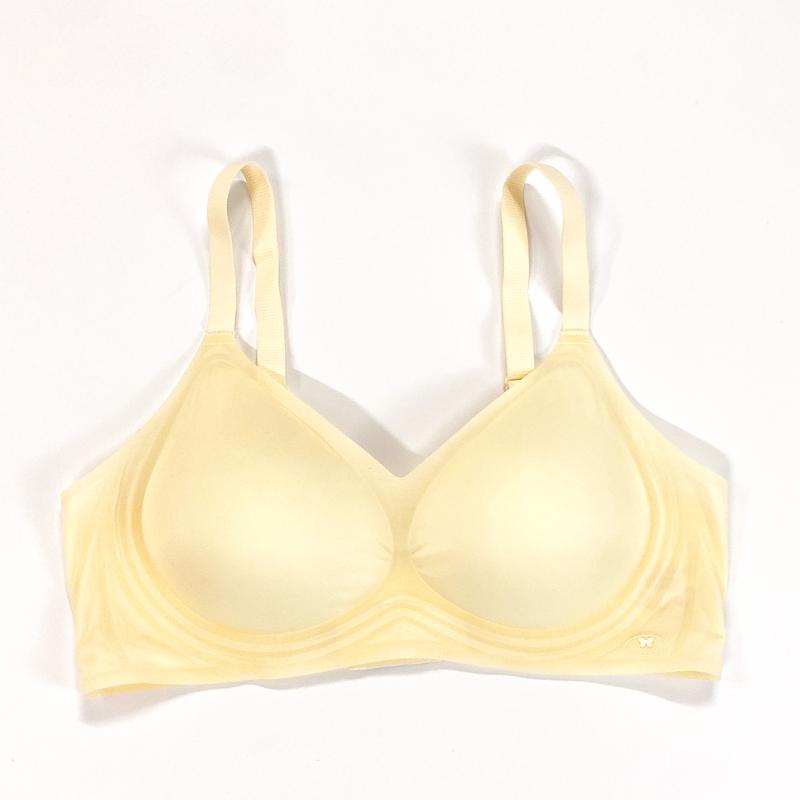 Áo ngực women không gọng vải su lụa cài lưng nhiều màu đủ size AN8273 Bra Tua Rua Nhung áo  lưng su thạch Nhung Tăm 7
