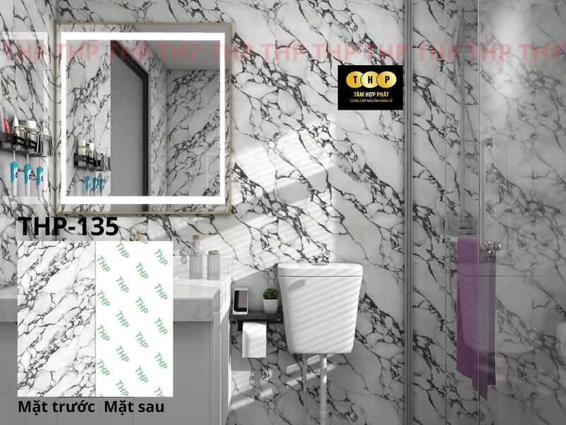 Combo 20 tấm xốp THP cao cấp phủ pvc đá bóng mẫu hoa lá cành trái cây trang trí chống ẩm phòng ngủ , phòng bếp , phòng tắm  khách giấy dán & đồ trang trí tường 8