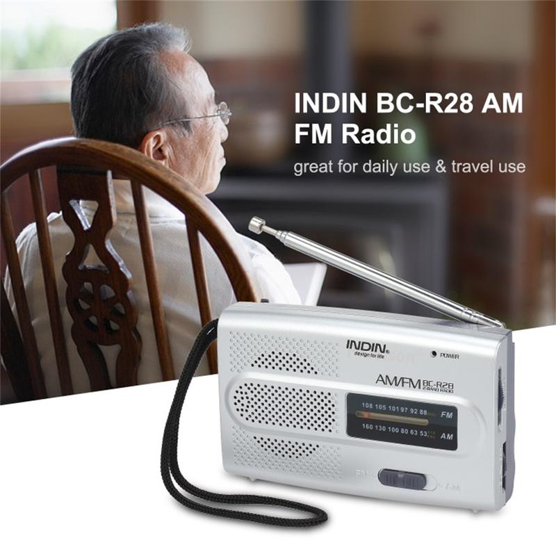 Product Introduction of BC-R28 AM FM Radio Portable Radio With Wristband Battery Operated Speaker Radios Player For Senior Home Hiking 23