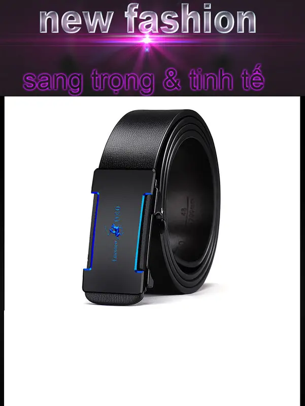 thắt lưng da doanh nhân phù hợp cho công sở và văn phòng phong cách hàn khóa mạ điện dây luồn trong rộng 3.3cm dài 125cm Mũ Women Titan 4