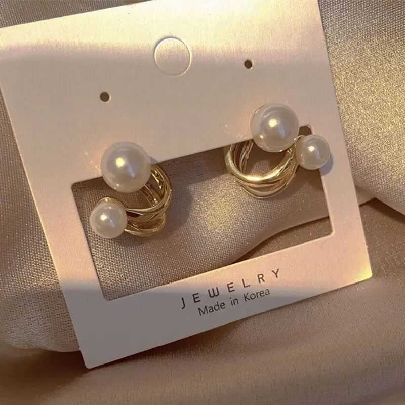Anting Tindik Anting Simple Elegant Aksesoris Wanita AT300 5