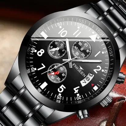 Đồng hồ thời trang AF50 - Thời trang, sang trọng Baỏ hành 12 tháng + tặng 01 nhẫn - Watch Nam Đeo Tay Voi hanboro 8