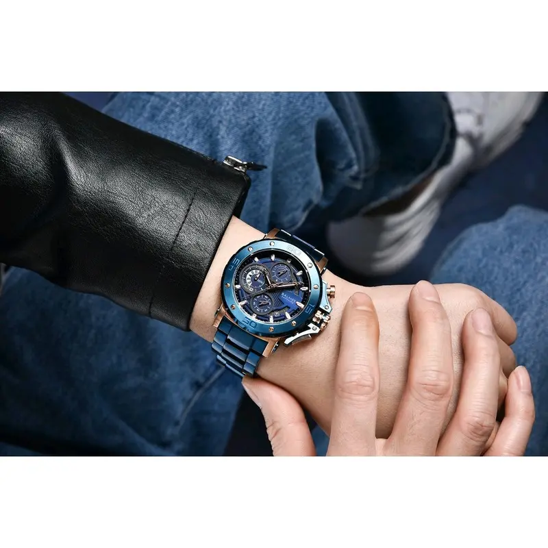 Jam Tangan Pria Balmer 7975 Chronograph Stainless Steel Original Quartz 6