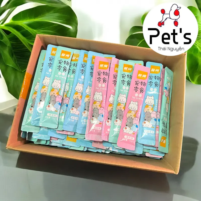 [COMBO 200 THANH Mix vị] Súp thưởng cho mèo Shizuka 15g-Pets Thái Nguyên 3