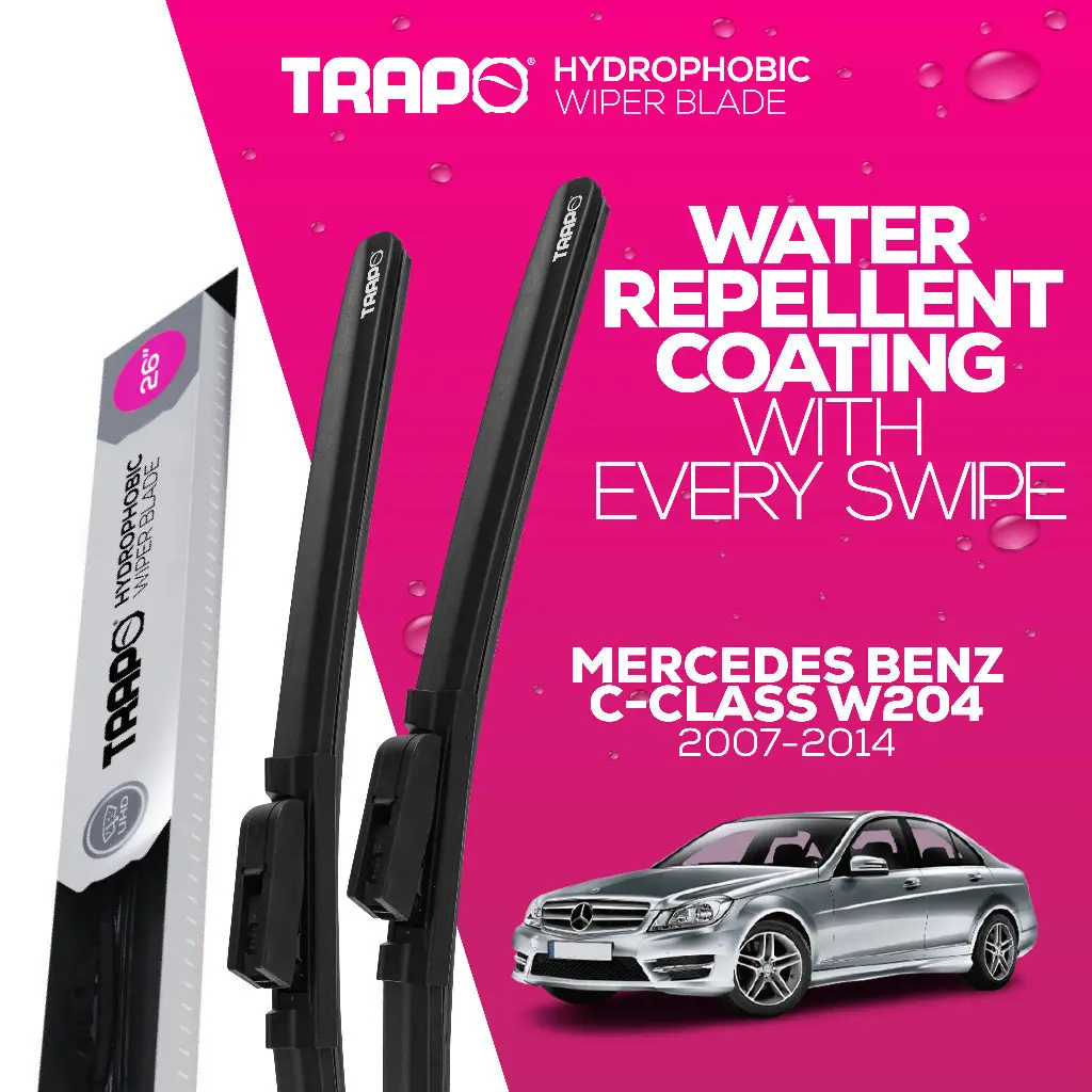 Trapo Hydrophobic Car Wiper Blade Mercedes Benz C-Class W204 (2007-2014)