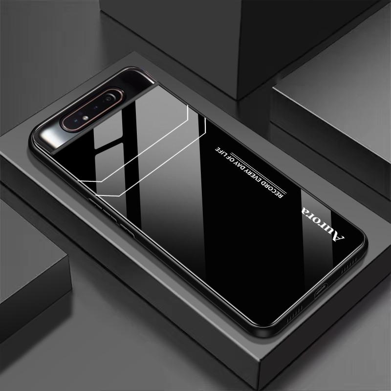 Ốp Lưng cho SAMSUNG GALAXY A80 Mặt kính gương sáng bóng cao cấp