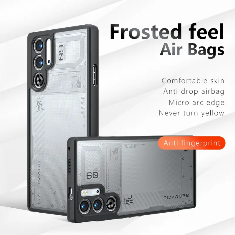 For Redmagic 9 Pro + Phone Case, Matte Skin Texture Transparent Anti Fingerprint Anti Yellowing Cover