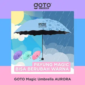 Goto [COD] Aurora Payung Lipat Magic Umbrella Motif 3D Lucu Unik Anti UV