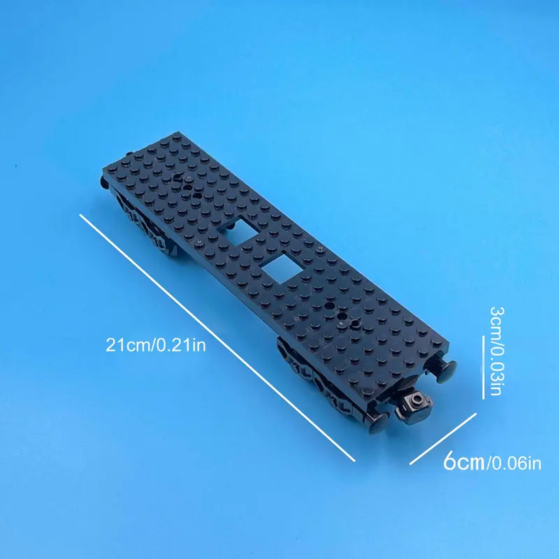 Train Building Blocks, 1 Box DIY Train Carriage Blocks Set, Creative and Educational Building Blocks for Teenager 8